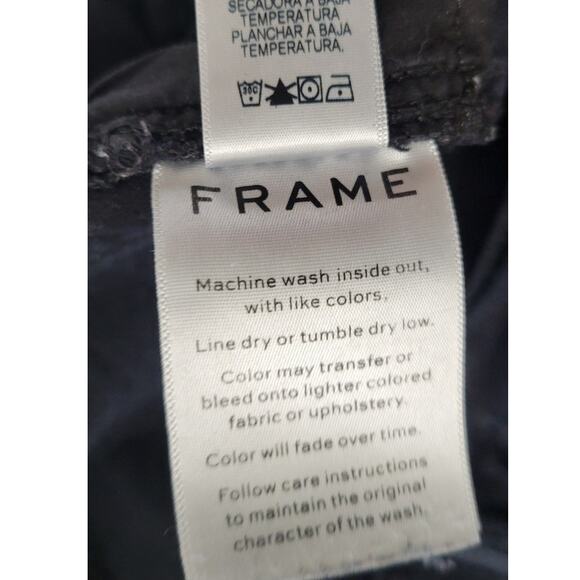 Frame Jeans Womens Size 27 Le High Skinny Jeans De Jeanne Ankle Punk Goth Rock - Picture 7 of 9